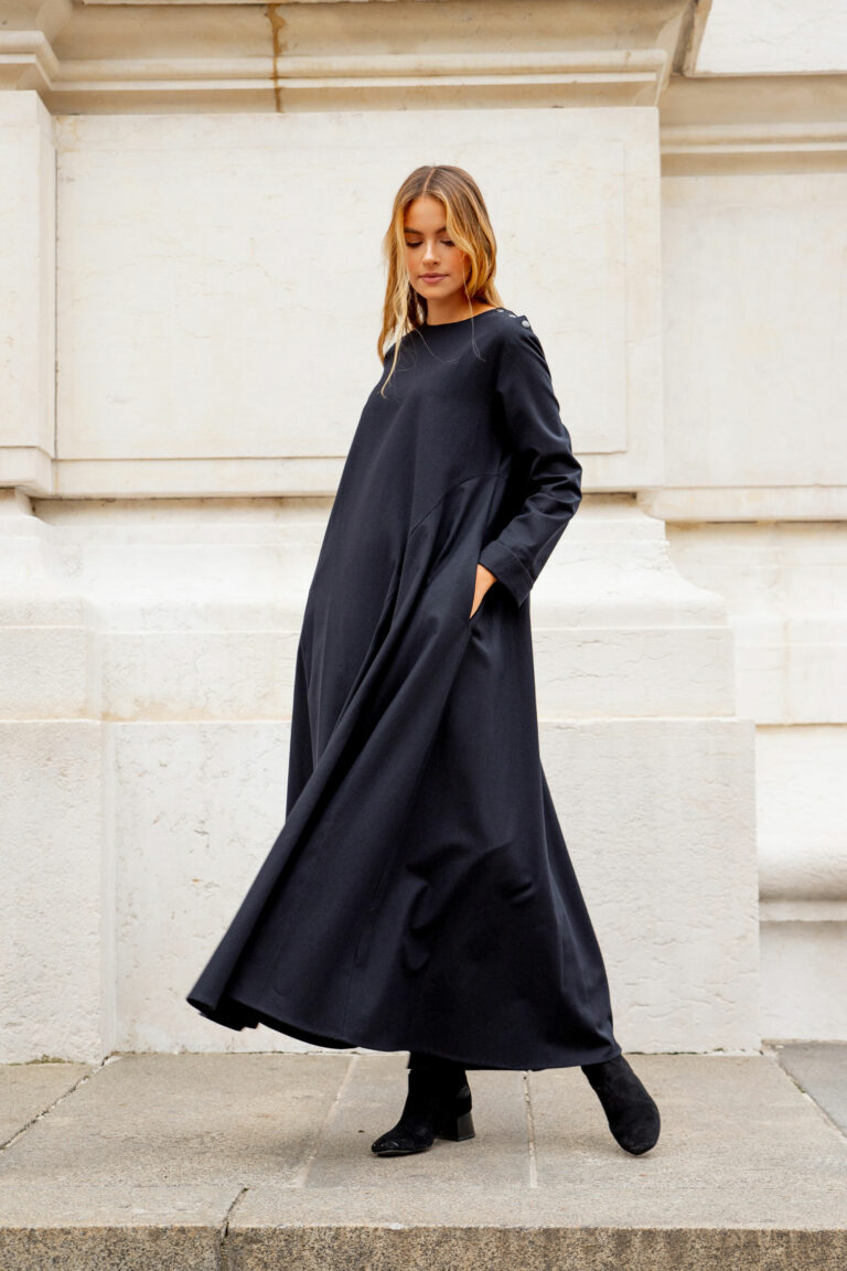 ROBE DAHLIA BLEU NUIT