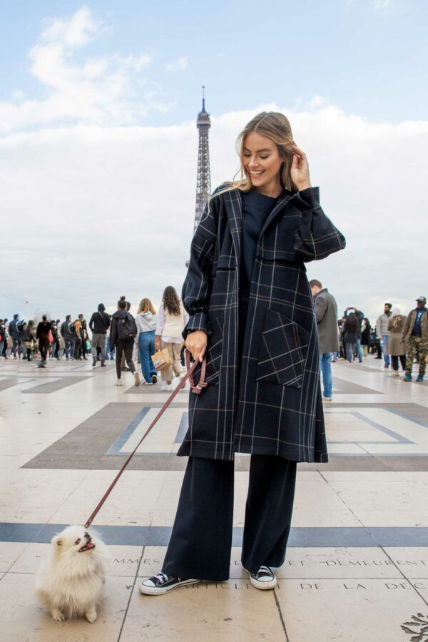 MANTEAU EMI A CARREAUX – Image 3