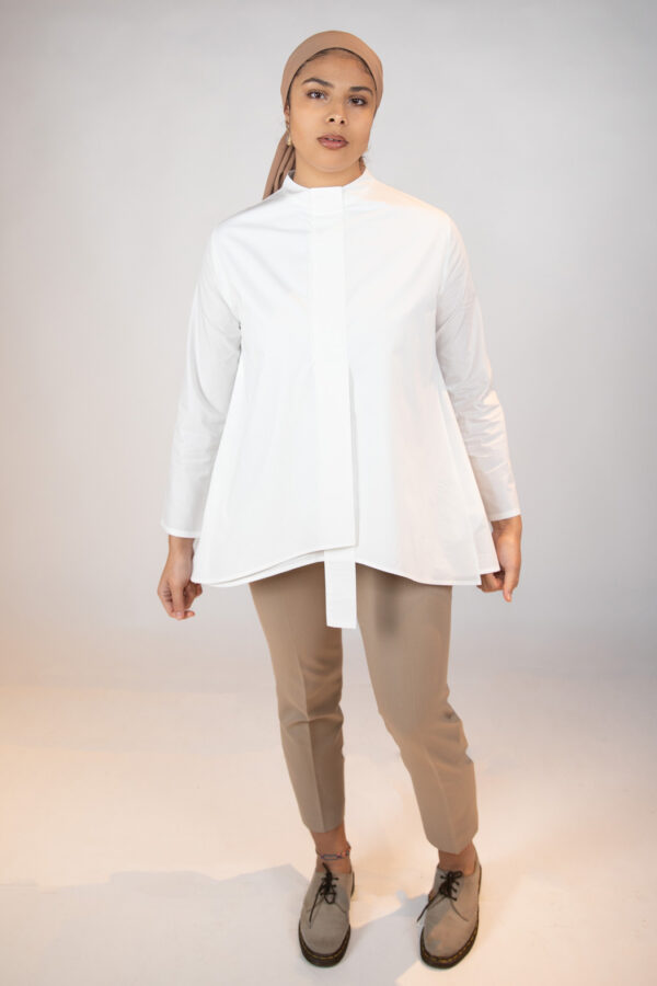 TUNIQUE CRAVATE BLANCHE